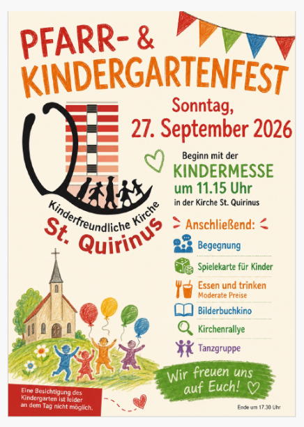 2026-09-27 Pfarr u. Kigafest St. Quirinus