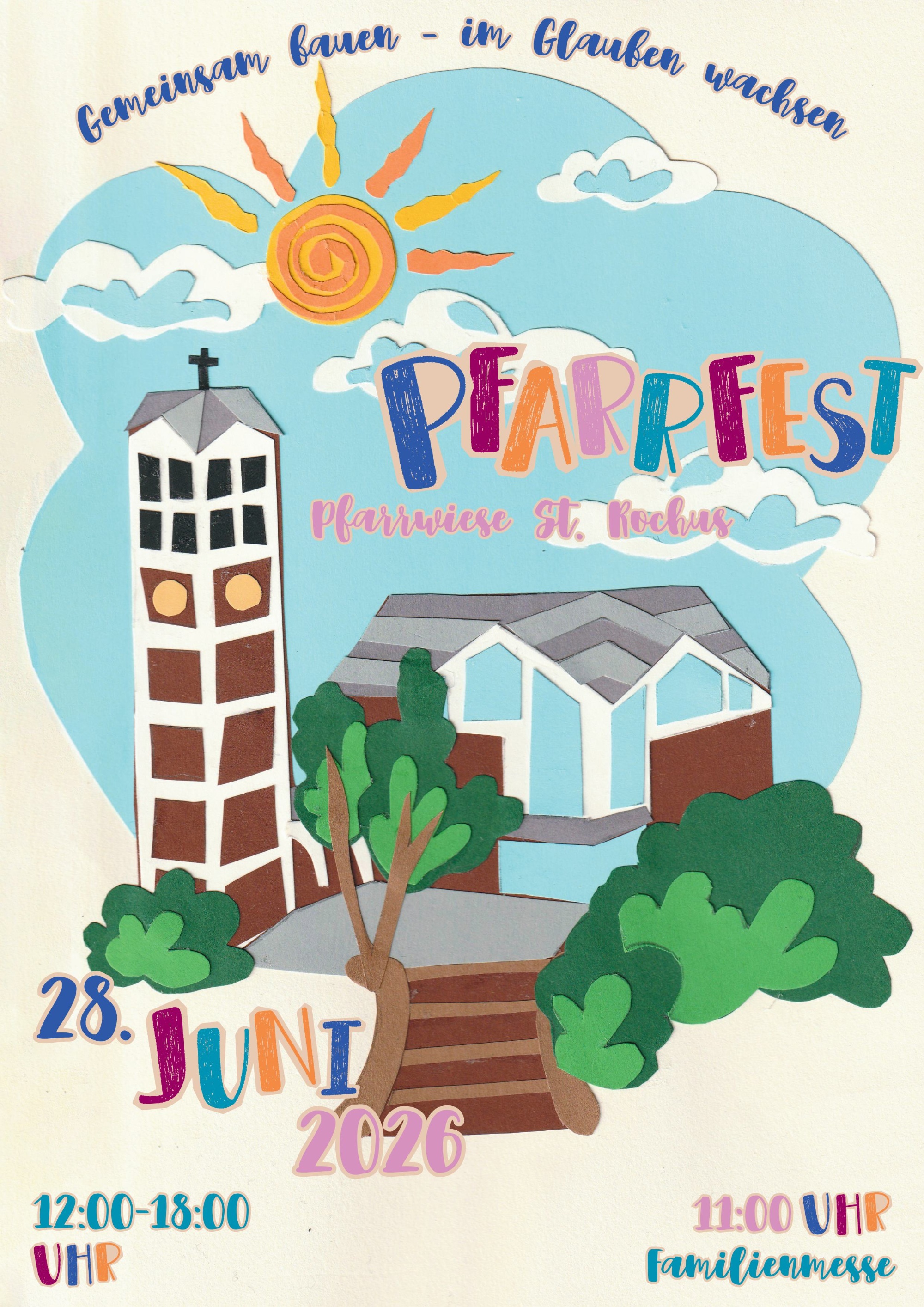 Pfarrfest St. Rochus Plakat 2026