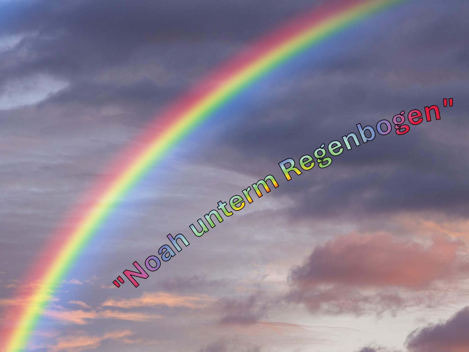 Noah unter dem Regenbogen