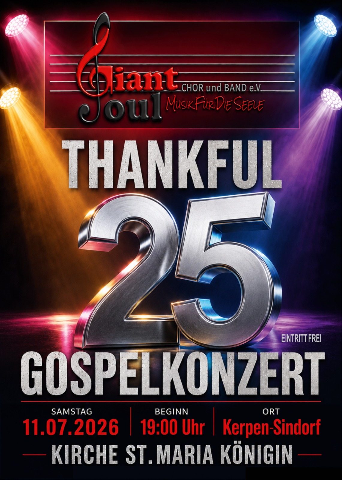 GS Konzert 25 Werbung