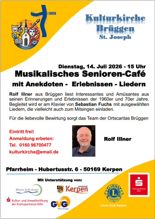 Plakat Senioren-Café