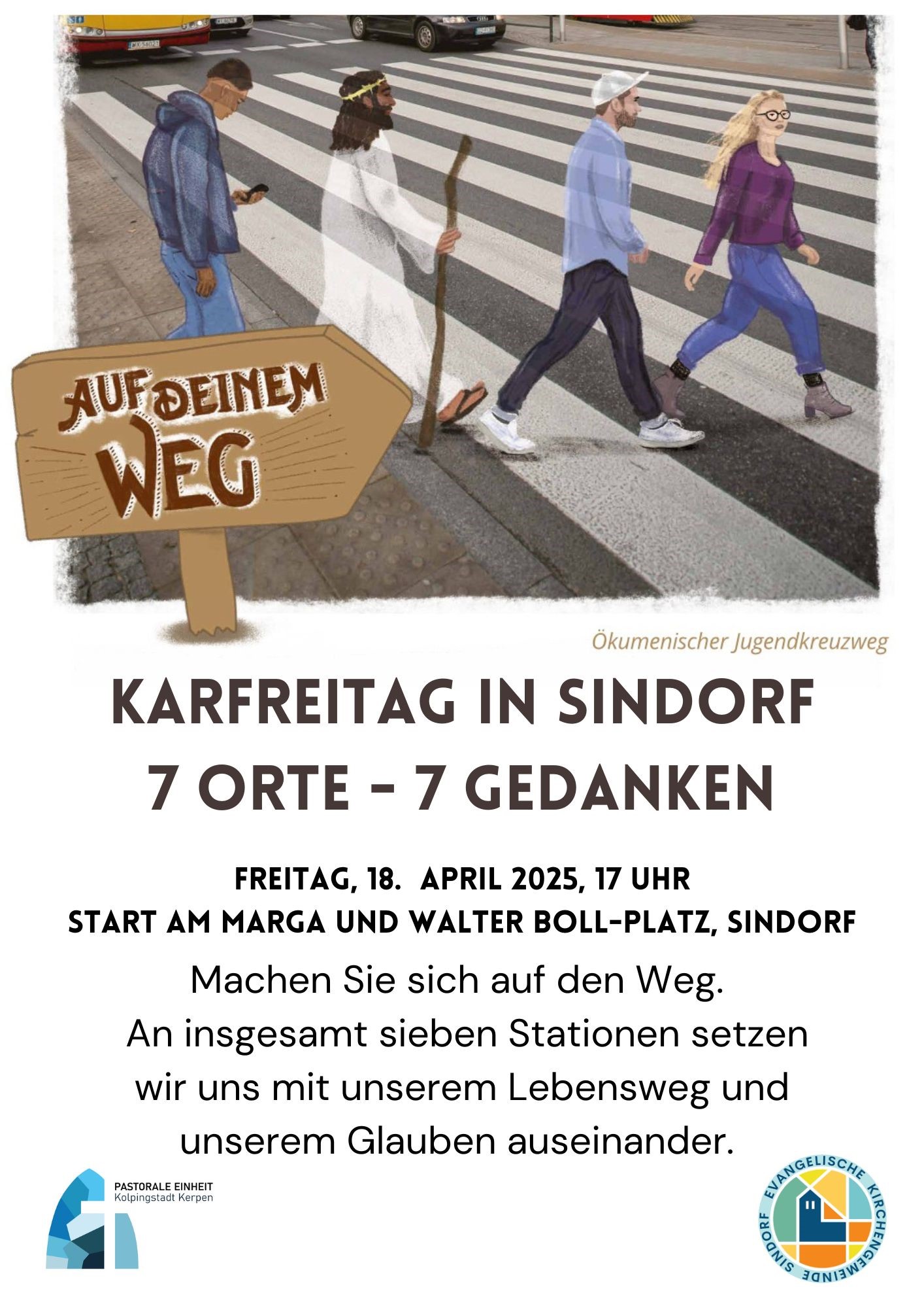 Plakat 7 Orte - 7 Gedanken